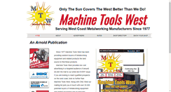 Desktop Screenshot of machinetoolswest.com